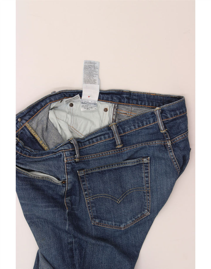 LEVI'S Straight jeans til mænd W38 L32 blå bomuld