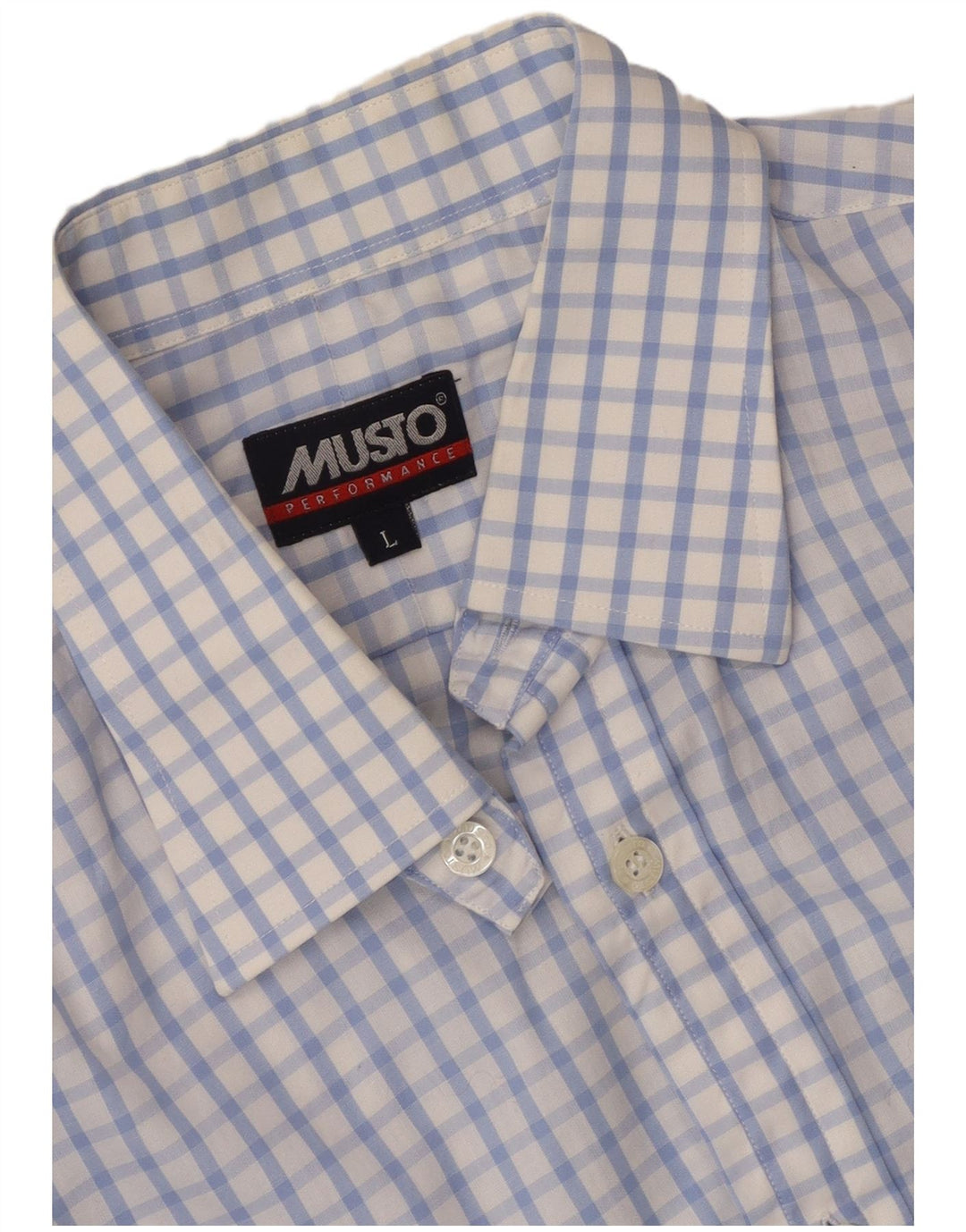Musto Herre Slim Fit Skjorte Large White Gingham