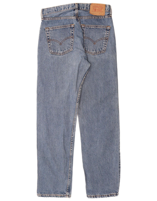 LEVI'S Dame 517 højtaljede støvlejeans W30 L30 Blå Bomuld