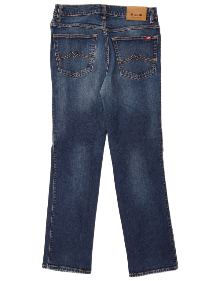 Mustang Dame Tramper Slim Jeans W32 L32 Blå Bomuld