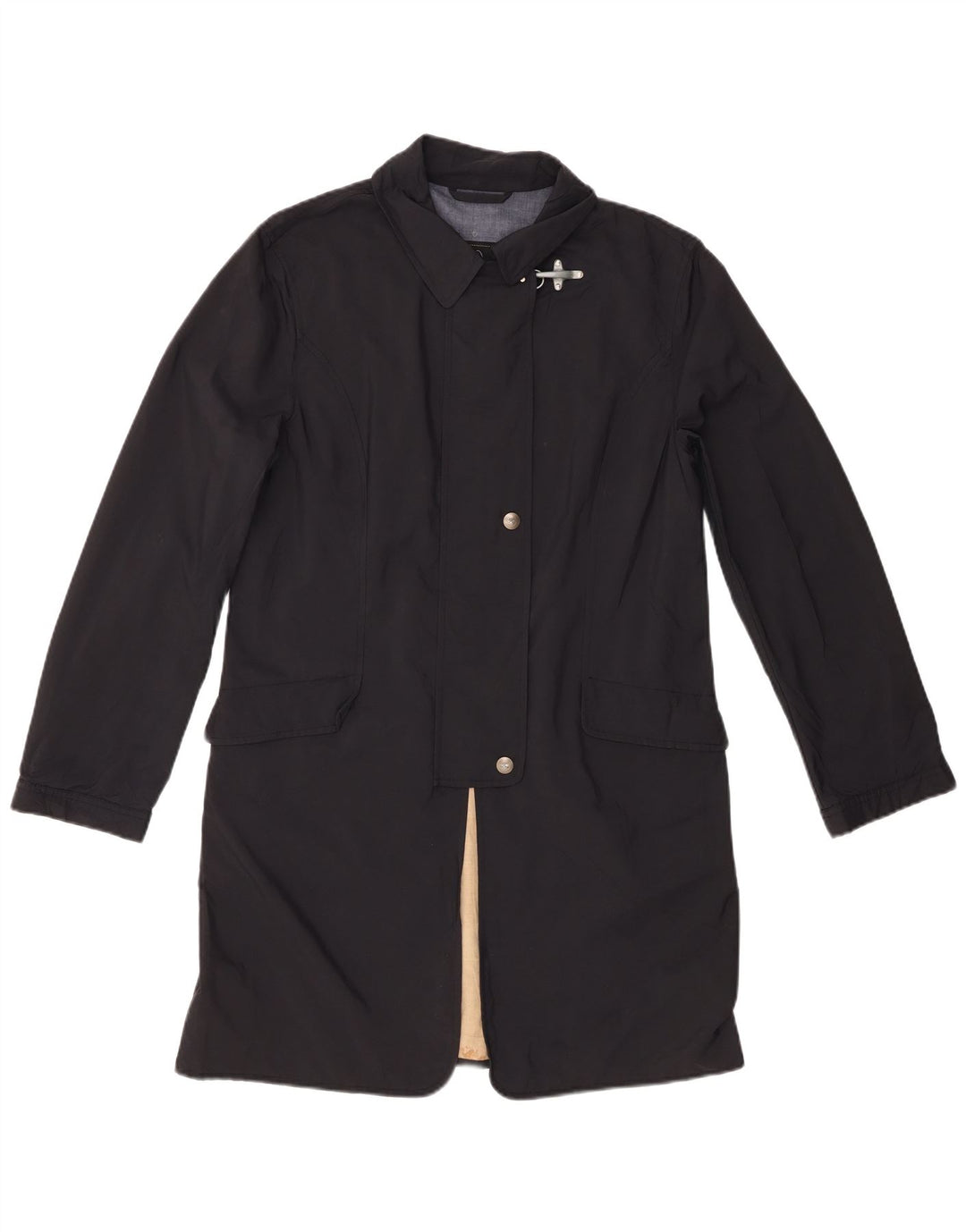 Fay Dame Overfrakke UK 14 Large Navy Blue