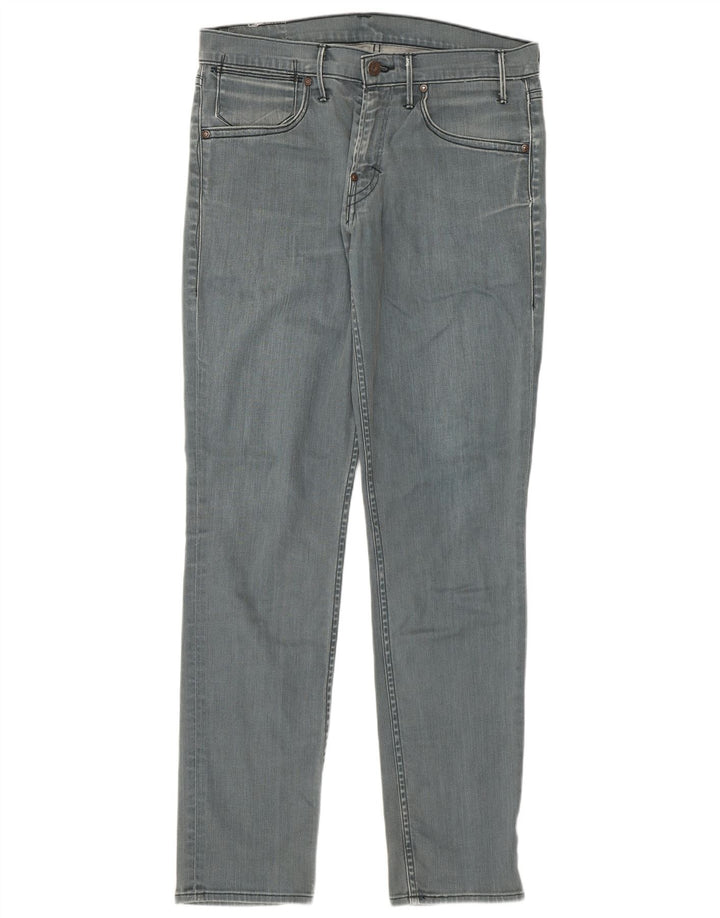 Levi's Slim Jeans til mænd W33 L34 Grå bomuld