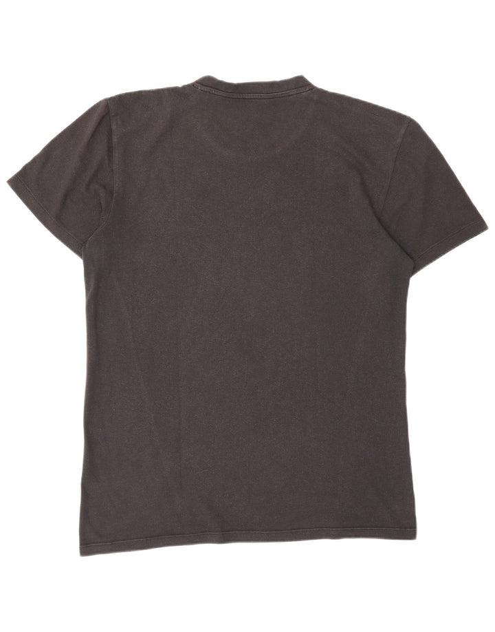 Adidas Grafisk T-shirt top mellem sort polyester til mænd