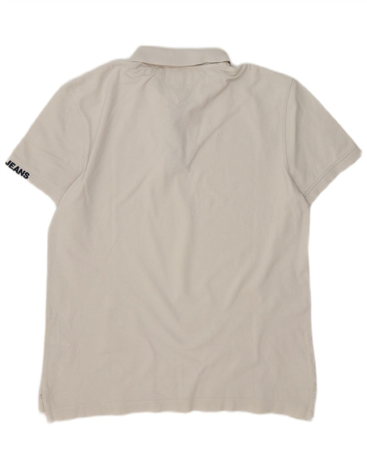 Tommy Hilfiger herre poloshirt Medium hvid bomuld