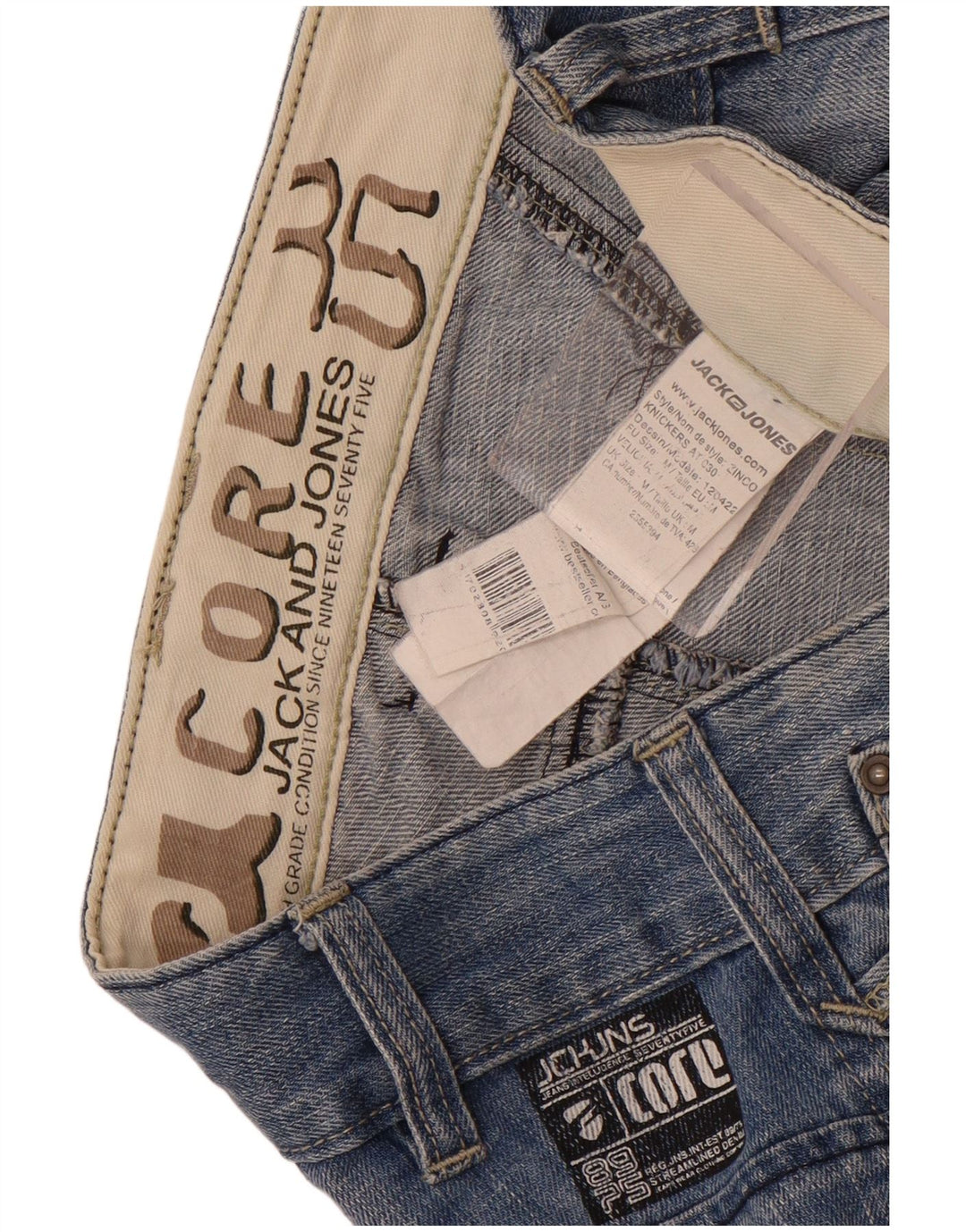 Jack & Jones Herre denimshorts Medium W32 Blå Bomuld