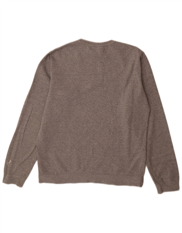Nike sweatshirt til mænd mellem grå bomuld
