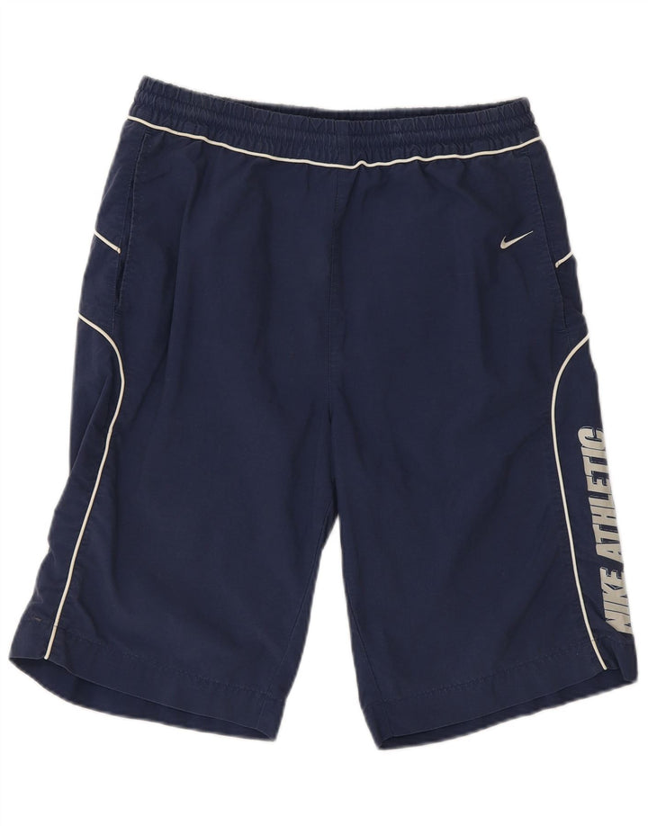 NIKE grafiske sportsshorts til drenge 13-14 år XL marineblå
