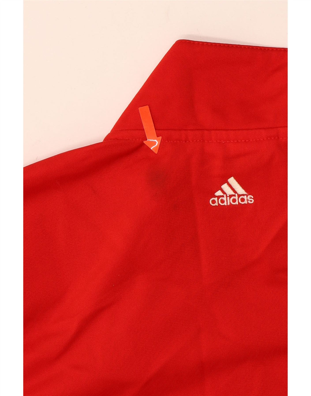 ADIDAS Træningsdragt til drenge Topjakke 13-14 år Rød Colourblock Polyester
