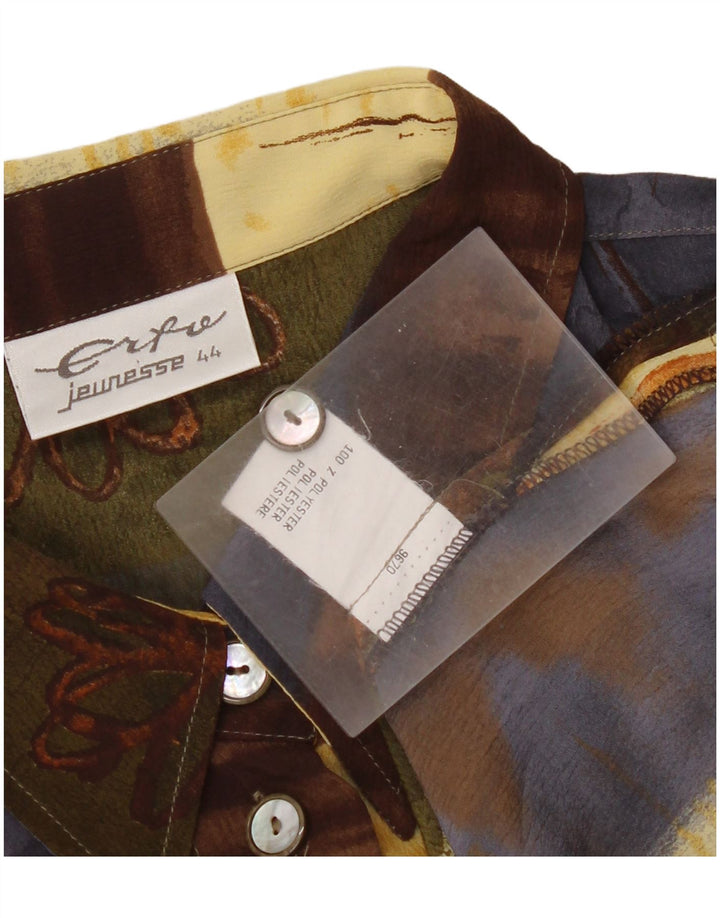 Erto Dameskjortebluse EU 44 XL Flerfarvet Patchwork Polyester