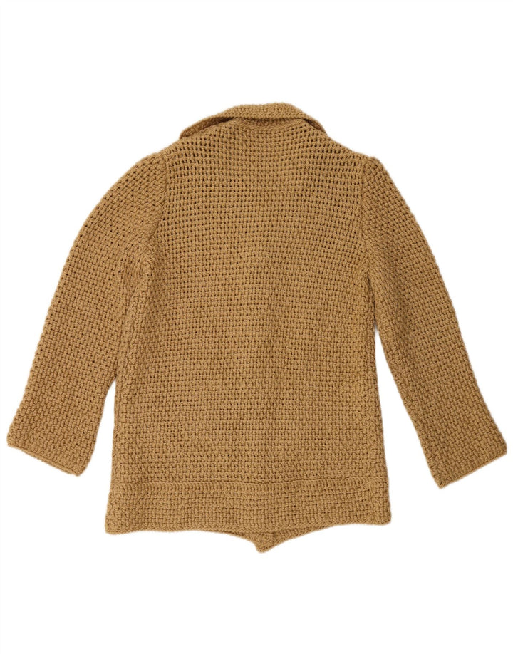 Vintage dame cardigan sweater UK 16 Large Beige