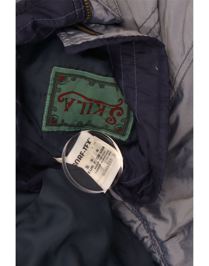 SKILA Herre Windbreaker Jacket UK 46 3XL Blå Akryl