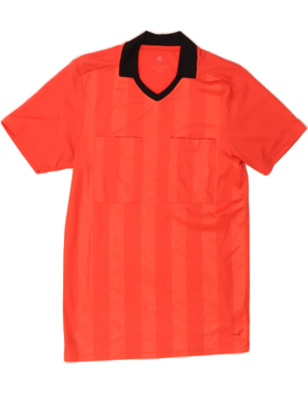 ADIDAS Mens Climalite Polo Shirt Small Red Striped Polyester Vintage Adidas and Second-Hand Adidas from Messina Hembry 