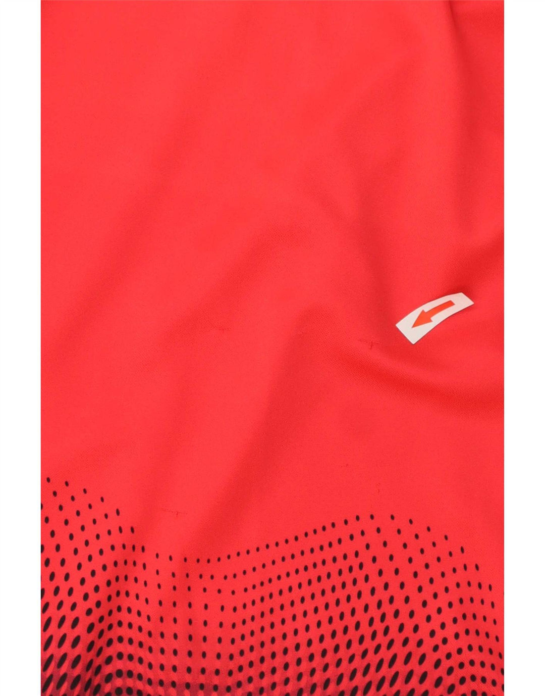 Nike Herre Dri Fit T-Shirt Top Lille Rød Colourblock