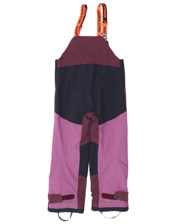 Helly Hansen Pige Skibukser 8-9 År Lilla Colourblock Polyester
