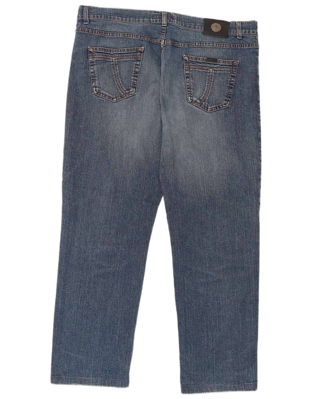 Trussardi Straight Jeans til mænd W44 L30 blå bomuld