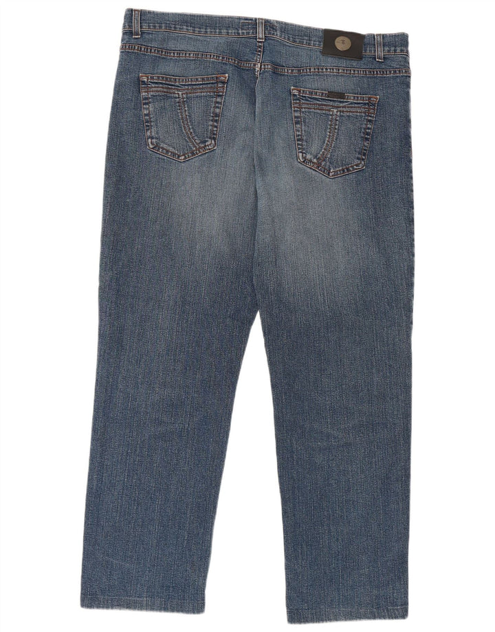 Trussardi Straight Jeans til mænd W44 L30 blå bomuld
