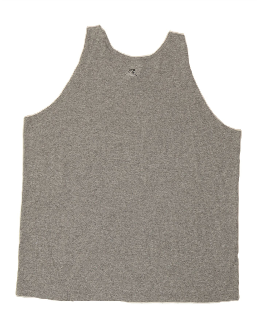 RUSSELL ATHLETIC Mens Vest Top 2XL Grey Vintage Russell Athletic and Second-Hand Russell Athletic from Messina Hembry 