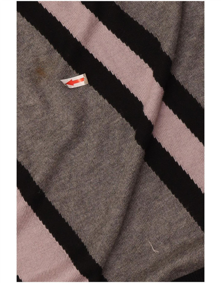 Marks & Spencer strikket tunikakjole til kvinder UK 14 Medium Pink Colourblock