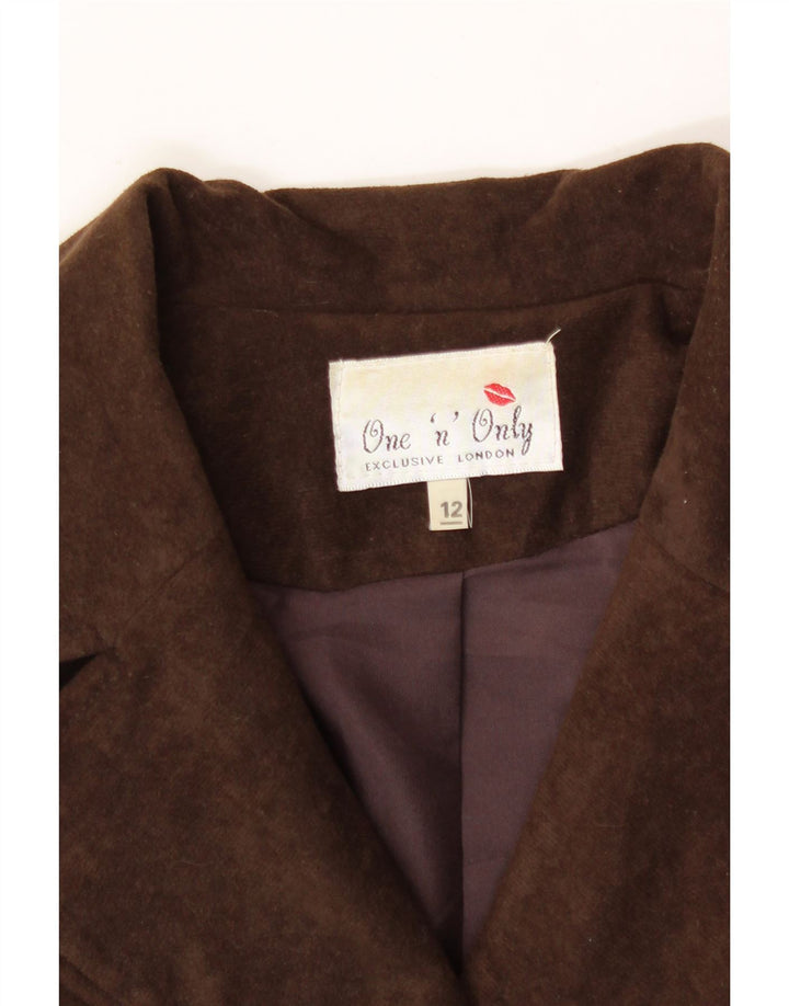 VINTAGE Womens Trench Coat UK 12 Medium Brown Vintage Vintage and Second-Hand Vintage from Messina Hembry 