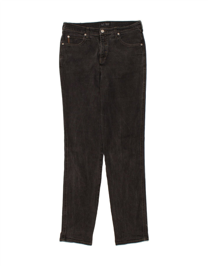 ARMANI Womens Slim Jeans W30 L34 Grey Cotton Vintage Armani and Second-Hand Armani from Messina Hembry 