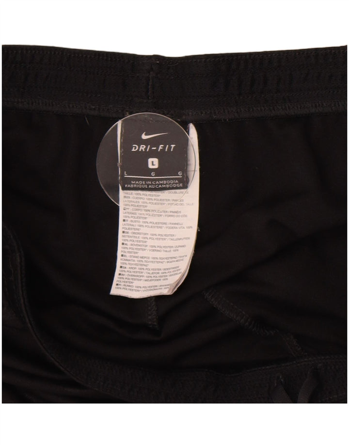 Nike sportsshorts til mænd, store sorte polyester