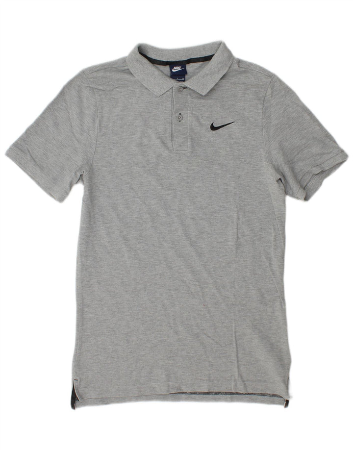 Nike herre poloshirt lille grå bomuld