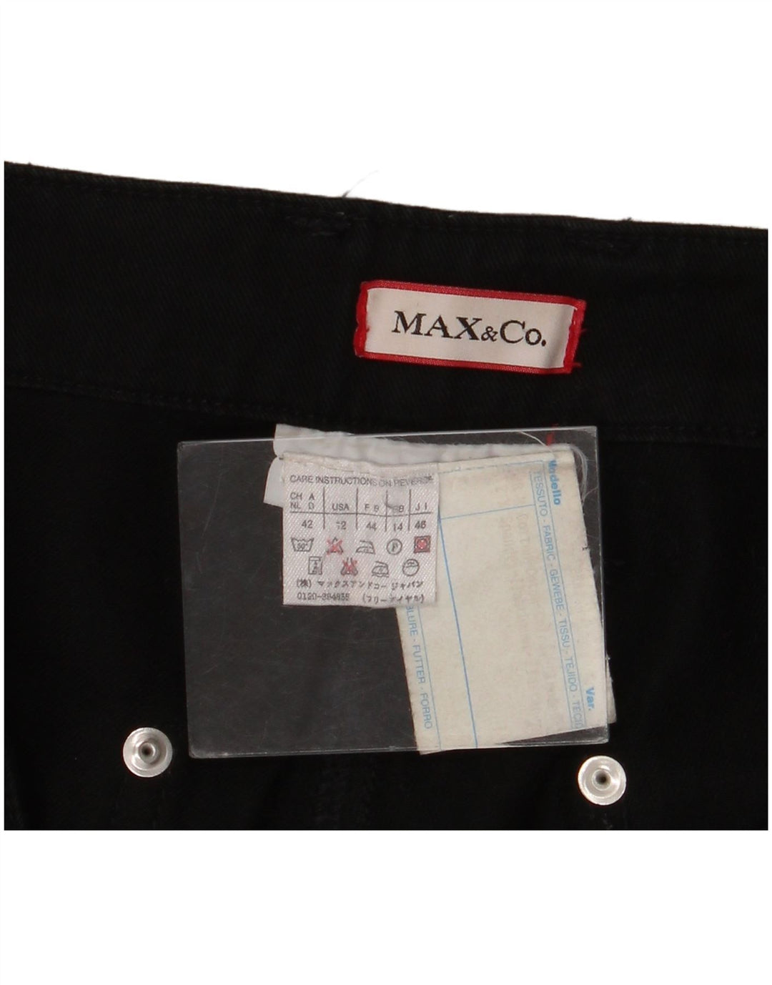 Max & Co. Bermuda-shorts til kvinder UK 14 Large W36 Black