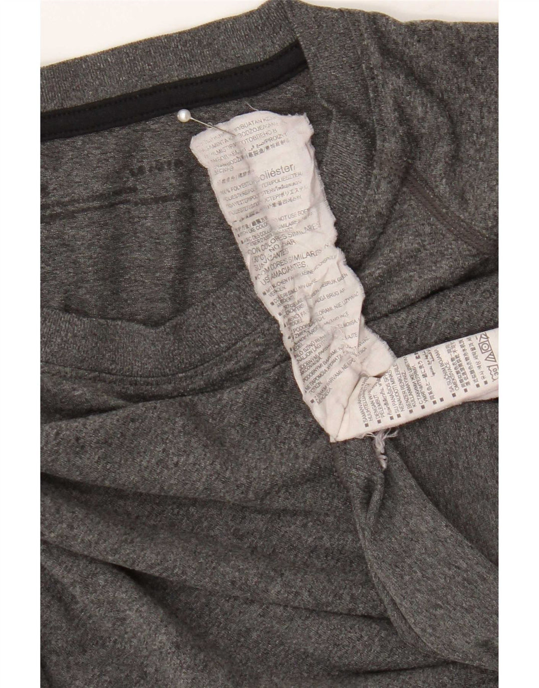 Under Armour Herre T-Shirt Top Stor Grå Flecked Polyester