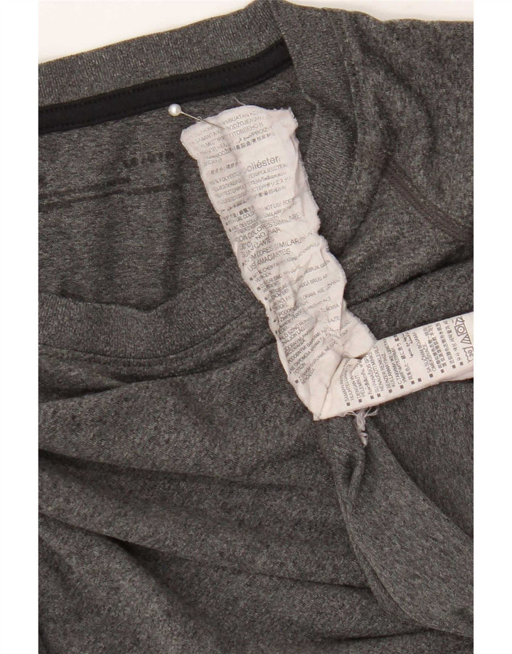 Under Armour Herre T-Shirt Top Stor Grå Flecked Polyester