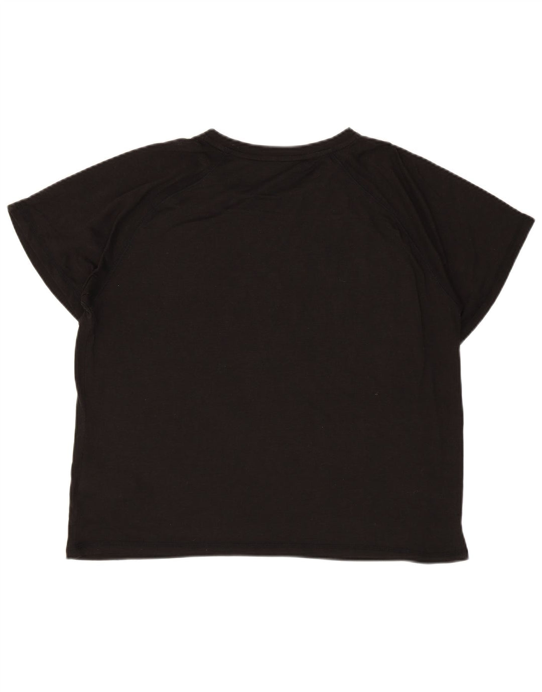 PUMA Womens Graphic T-Shirt Top UK 16 Large Black Polyester