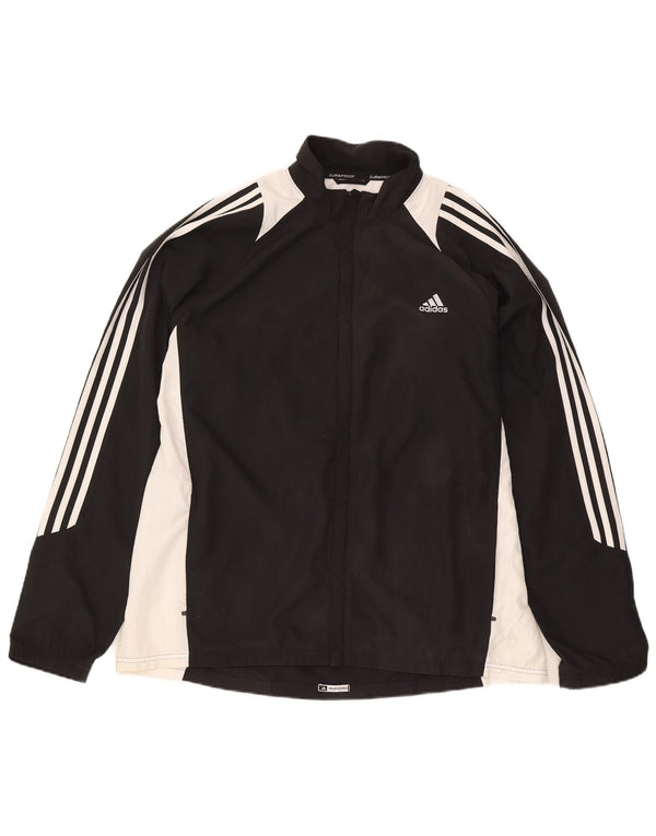 Adidas Herre Clima 365 Regnjakke UK 42 XL Sort Colourblock Polyester