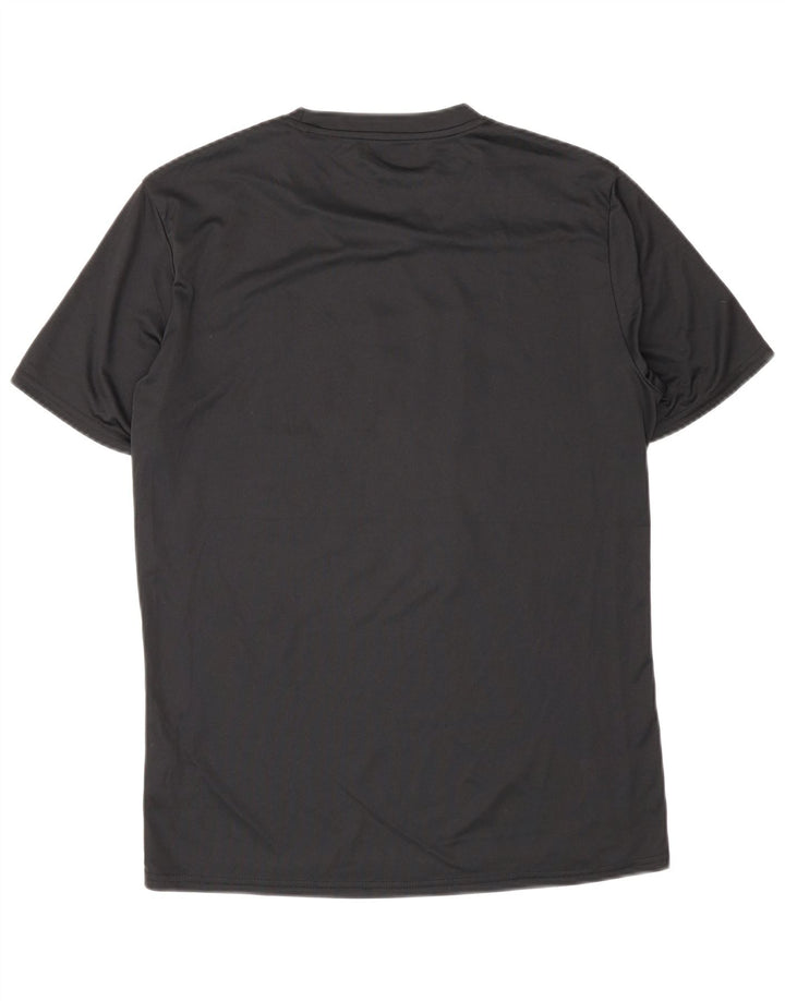 Adidas Herre Climalite grafisk T-shirt top lille sort polyester