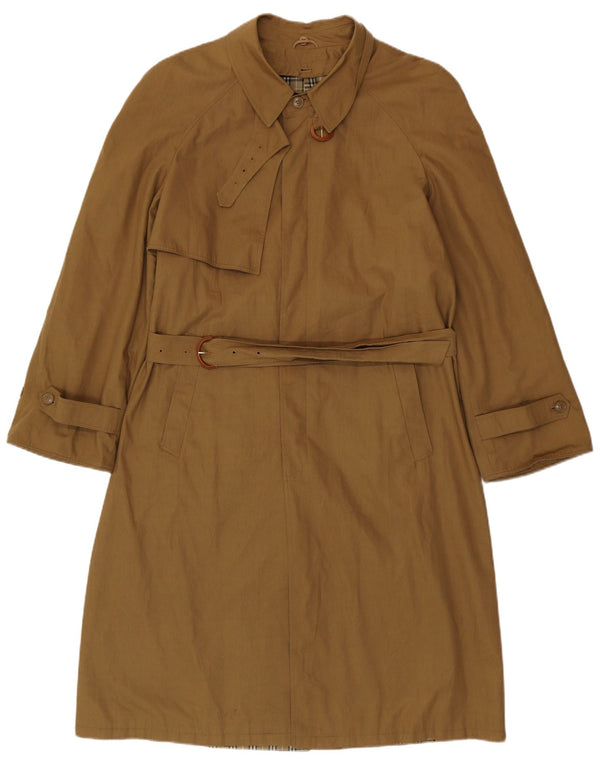 MICHELI Trench Coat til mænd IT 48 Medium Brun Bomuld