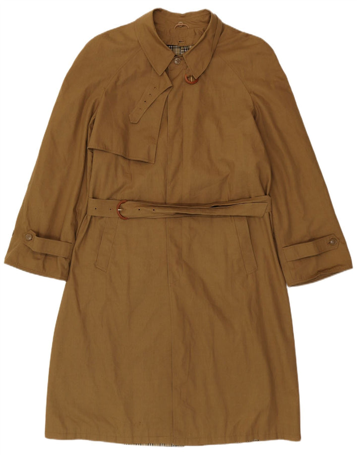 MICHELI Trench Coat til mænd IT 48 Medium Brun Bomuld