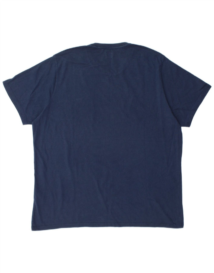 LEVI'S T-shirt top til mænd 2XL marineblå bomuld