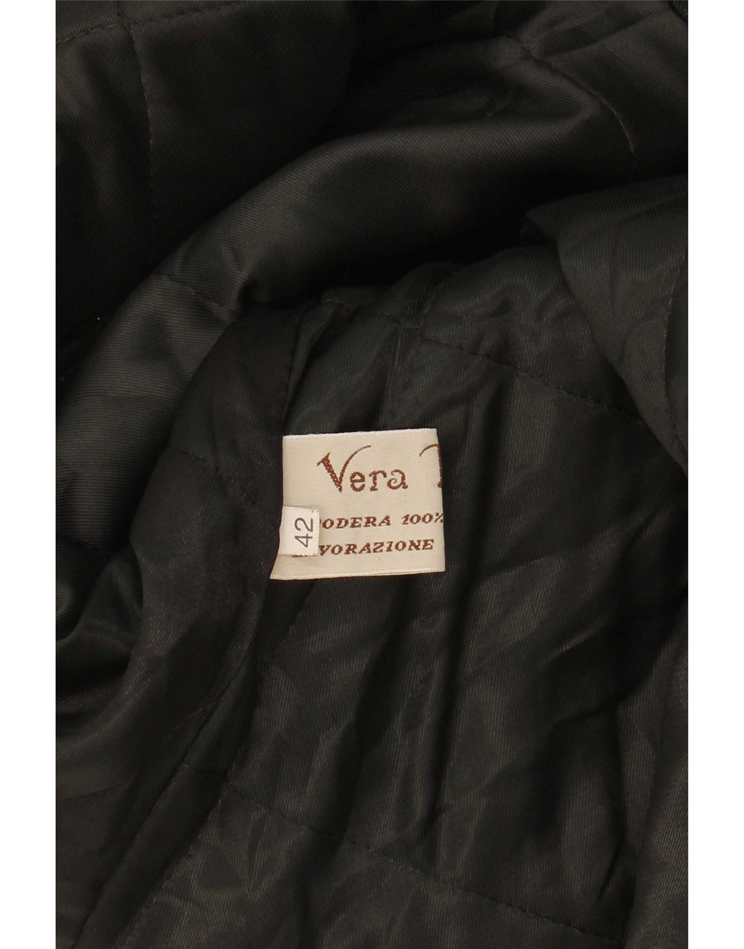 Vintage oversized læderfrakke til kvinder IT 42 Medium Sort