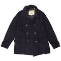 Jack Wills Dame Ærtefrakke UK 12 Medium Navyblå Uld