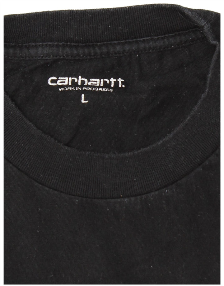 CARHARTT Herre grafisk T-shirt Top Stor sort bomuld