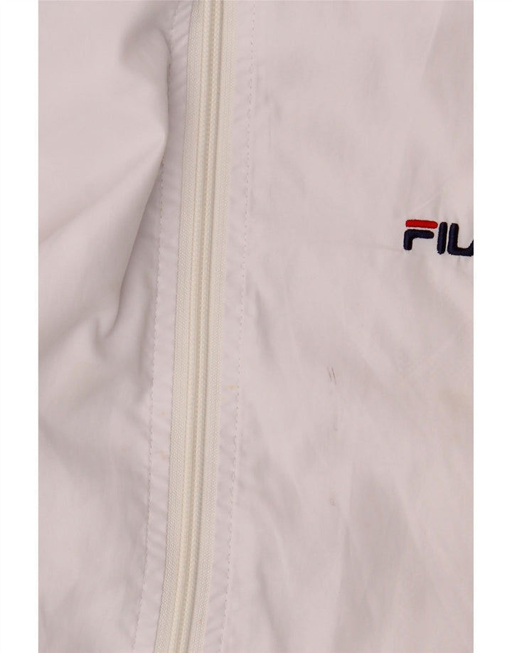 Fila Træningsdragt til mænd Topjakke Stor Hvid Polyester