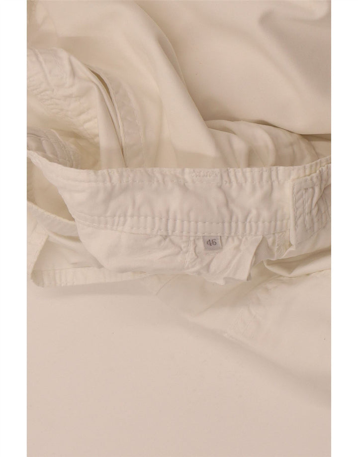 Miu Miu Dame Bootcut Chinobukser IT 46 Large W32 L26 Hvid