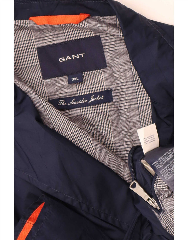 Gant Herre 2-knaps blazerjakke UK 46 3XL Navy Blue Polyester