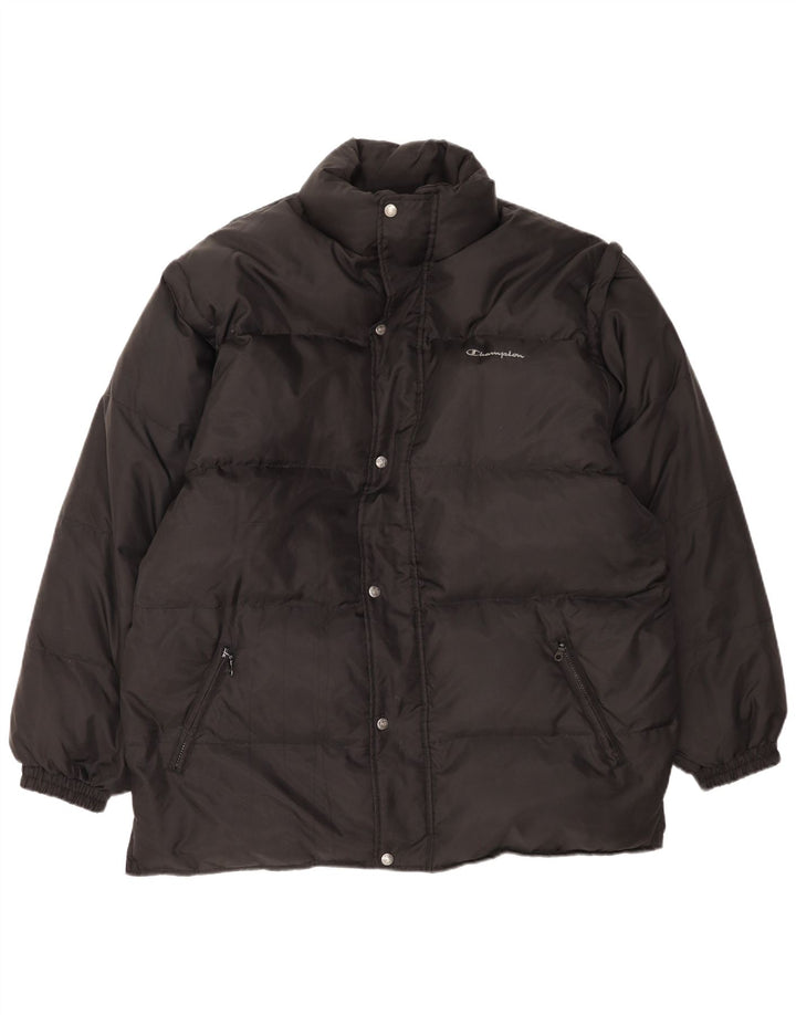 Champion Herre polstret jakke UK 44 2XL Sort Polyamid