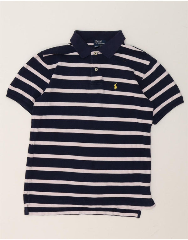 Polo Ralph Lauren drenge polo skjorte 12-13 år medium marineblå stribet
