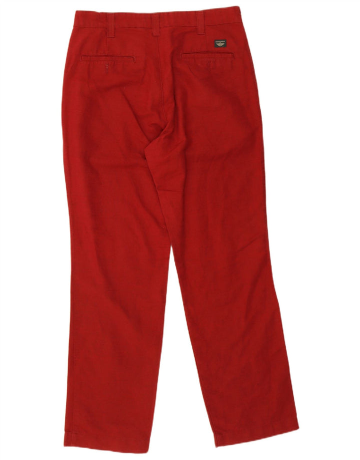 Dockers Herre Khakis Lige Chinobukser W33 L32 Rød