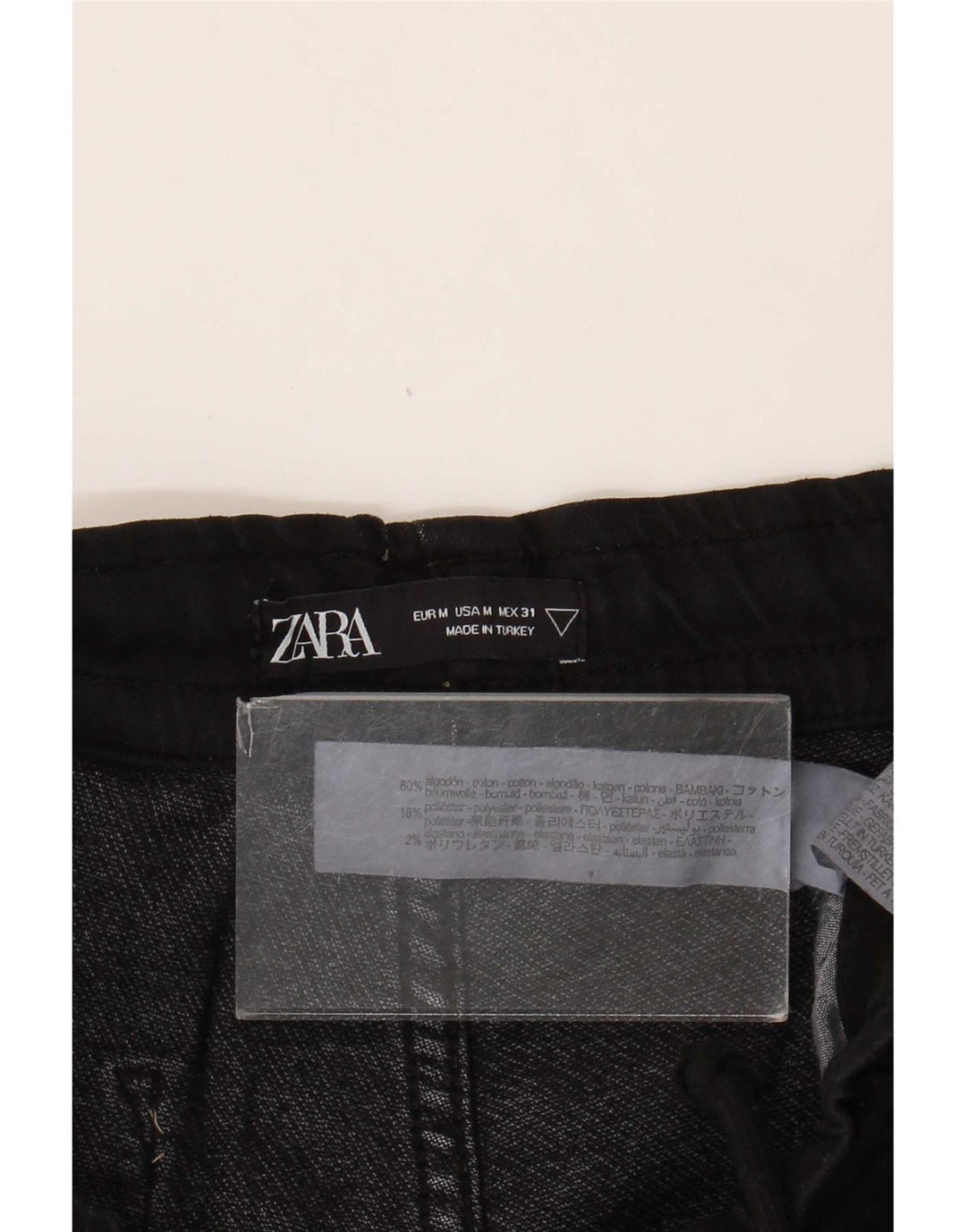 Zara Herre træningsdragt Bukser Joggers Medium Sort Bomuld