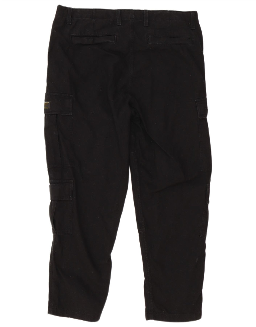 Zara Herre Straight Cargo Bukser EU 44 Large W34 L27 Sort