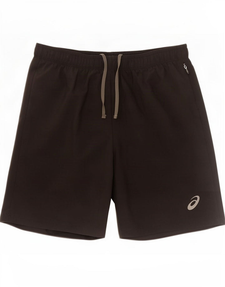 Asics Herre Sportshorts Medium Sort Polyester
