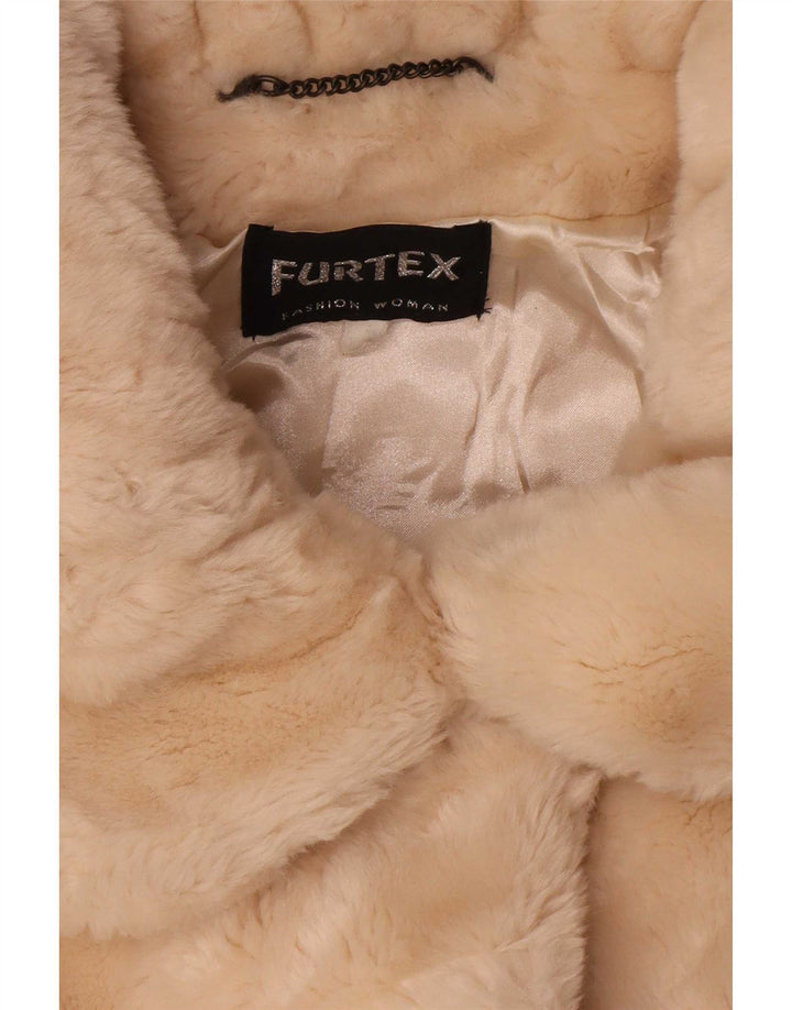 Vintage damepelsjakke UK 16 Large Beige