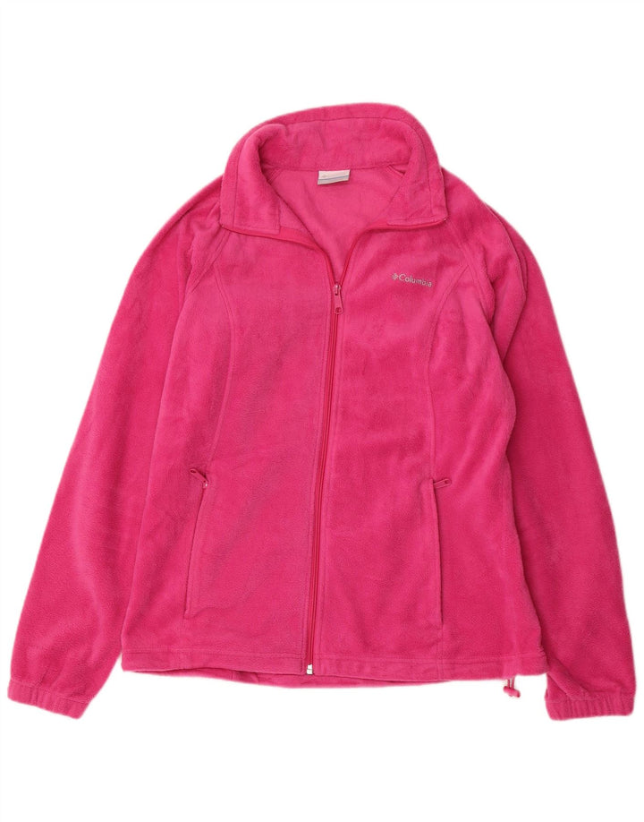 COLUMBIA Fleecejakke til kvinder UK 16 Large Pink Polyester
