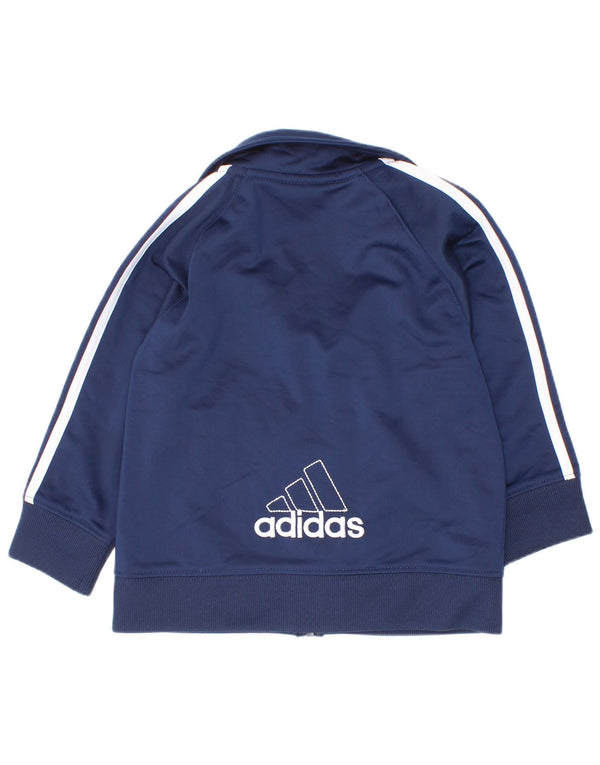 Adidas Baby Boys Grafisk træningsdragt topjakke 12-18 måneder marineblå
